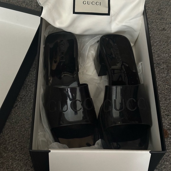 Gucci Shoes - Gucci sandals rubber rubber slides